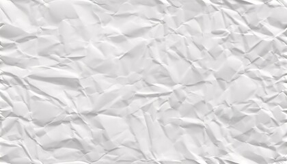 Fototapeta premium The texture of white paper is crumpled. Background for various purposes.