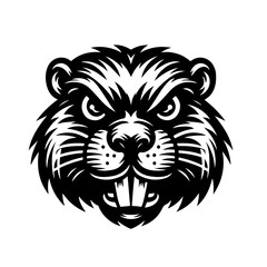 Angry Beaver Vector Logo