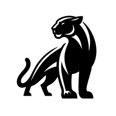 Majestic panther silhouette Vector Logo