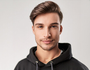 Fototapeta premium Studio Portrait of Young Handsome Man
