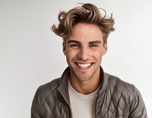 Fototapeta premium Studio Portrait of Young Handsome Man