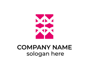 Modern X logo design template for branding