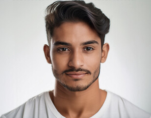 Obraz premium Studio Portrait of Young Handsome Man
