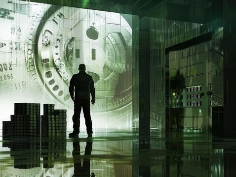 Safeguarding Wealth. Financial security concept