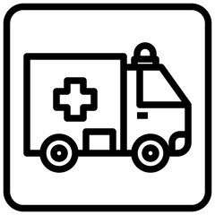 AMBULANCE,emergency,medical,vehicle,transport.svg