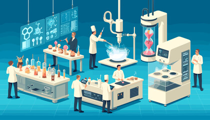 Concept vector illustration of business situation.