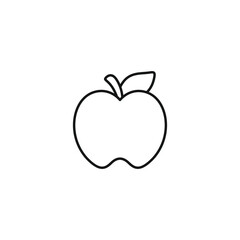 Fototapeta premium Apple icon vector. EPS 10 editable vector