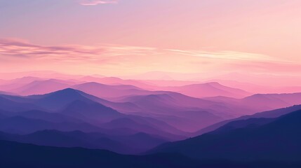 Fototapeta premium sunset in the mountains