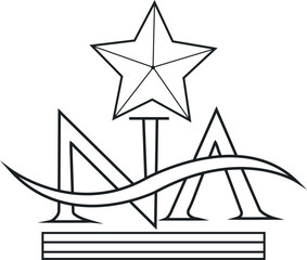 Hand-drawn shooting star drawing illustration