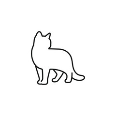 Cat icon vector. EPS 10 editable vector