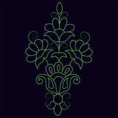 Hand-drawn floral illustration