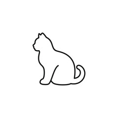Cat icon vector. EPS 10 editable vector