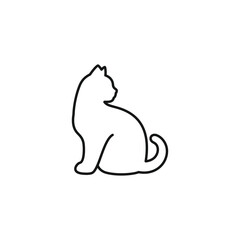 Cat icon vector. EPS 10 editable vector