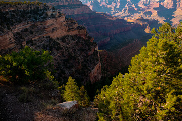 Landscape Canyon national park. Red rocks canyon in Utah. Canyon landscape desert.