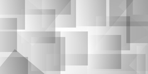 Fototapeta premium Vector Modern white and gray technology concept diamond triangle geometric line background. white abstract gradient geometric background. white abstract design background template.