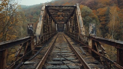 Dilapidated bridges and tunnels tell the story of the rail lines longevity and perseverance.