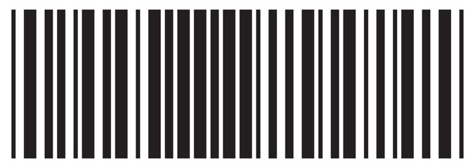  Barcode icon. Barcode vector icon. Simple fake bar code. Bar code for web design. Barcode product distribution icon. Vector illustration  isolated on white background.