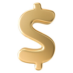 Icon 3D Dollar Symbol