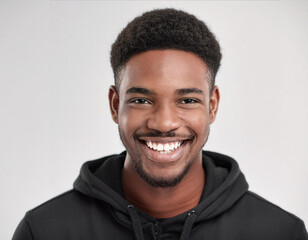 Obraz premium Studio Portrait of Young Handsome Man