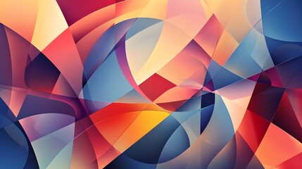 Obraz premium abstract colorful background with triangles
