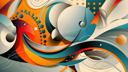 abstract background with circles