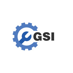 GSI letter logo design on white background. GSI logo. GSI creative initials letter Monogram logo icon concept. GSI letter design