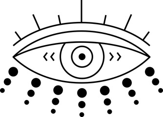 Mystic Eye Outline