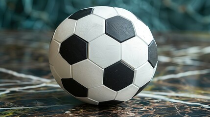 Soccer Ball on Transparent Background