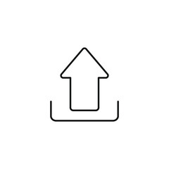 Upload icon vector. EPS 10 editable vector