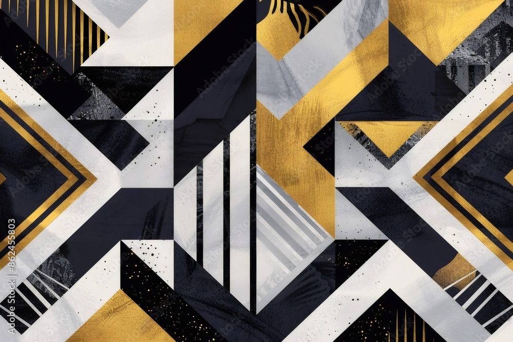 Poster geometric abstract background creating a luxurious and sophisticated look.