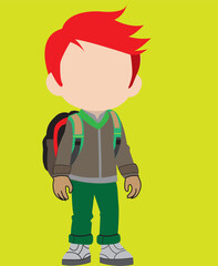 illustration of a boy
