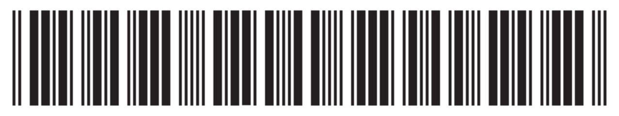  Barcode icon. Barcode vector icon. Simple fake bar code. Bar code for web design. Barcode product distribution icon. Vector illustration  isolated on white background.Business concept barcode .