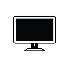 Monitor vector icon