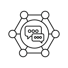 Stakeholder editable stroke and solid web icon set, isolated with white background.