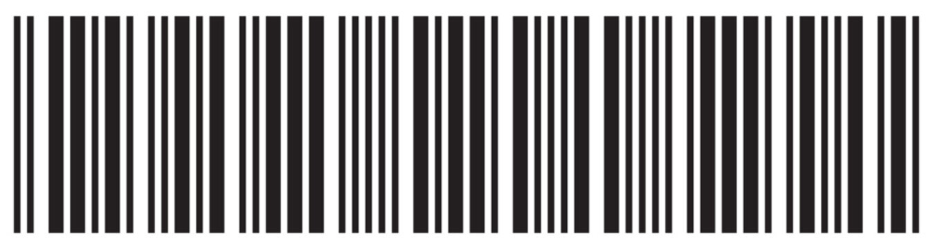  Barcode icon. Barcode vector icon. Simple fake bar code. Bar code for web design. Barcode product distribution icon. Vector illustration  isolated on white background.Business concept barcode .