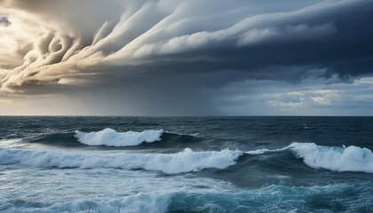 Obraz premium storm over the sea