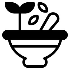 Herbal, medicine, natural, health care Icon