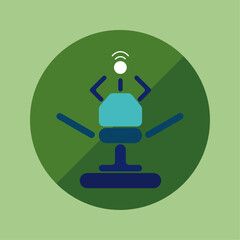 Weapon Laser Flat Icon