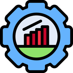 Chart, management, reputation, seo Icon