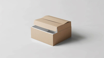 Fototapeta premium A variety of packaging designs displayed, including cardboard boxes, gift boxes, pouches, and cosmetic containers, showcasing different materials, colors, and styles. packaging mockup