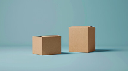 Obraz premium A variety of packaging designs displayed, including cardboard boxes, gift boxes, pouches, and cosmetic containers, showcasing different materials, colors, and styles. packaging mockup