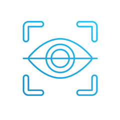 Eye Scanner vector icon