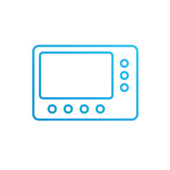 Thermostat vector icon