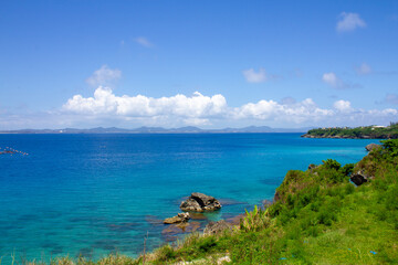 沖縄 宮城島
離島から望む沖縄本島