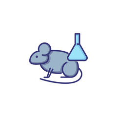 Experiment line icon. Science, biology, investigation. Science concept. Vector illustration for topics like science, investigation, biology