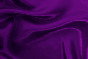 Purple fabric cloth texture for background and design art work, beautiful crumpled pattern of silk or linen.