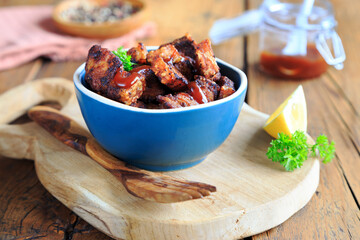 Schweinebauch aus dem Smoker