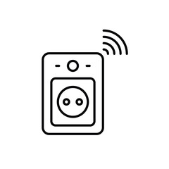 Smart Plug vector icon