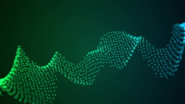 technology abstract digital matrix particle futuristic cyber