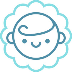 Baby Logo Icon Element